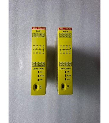  ABB SAFETY RELAY SSR20M