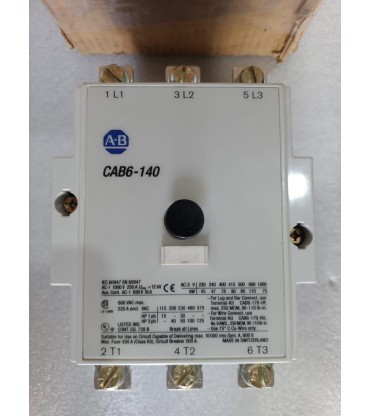 ALLEN BRADLEY CONTACTOR CAB6-140 140AMP CONTACTOR