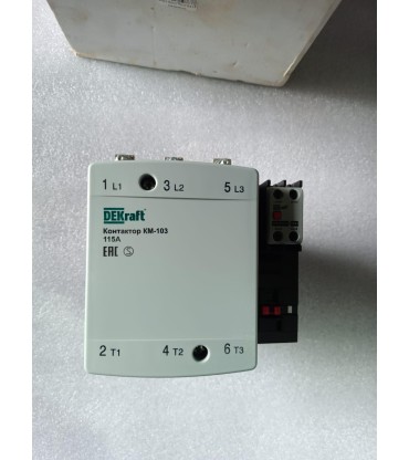CONTACTOR DEKRAFT KM103-115A-220B-11 22150DEK 115AMP CONTACTOR