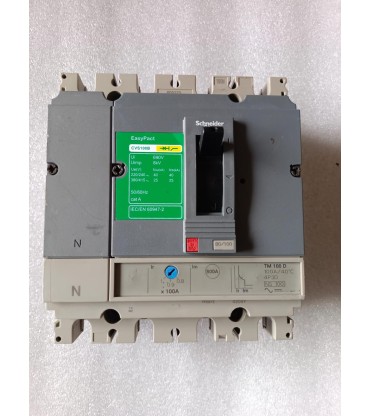 SCHNEIDER CVS100B 100A 4P MCCB