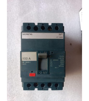 SIEMENS 3VT VT100N 100AMP MCCB 3WT9883-4AA38 100A MCCB