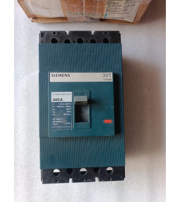 SIEMENS 3VT VT400N 400A MCCB CIRCUIT BREAKER 3VT8440-1AA03-0AA0  3WT9883-2AA38