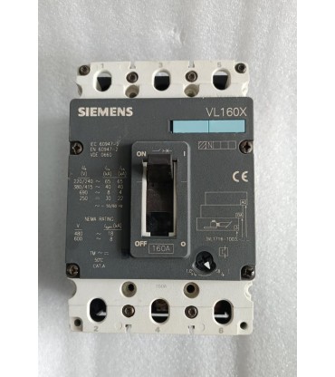Siemens MCCB VL160X, 160 Amp