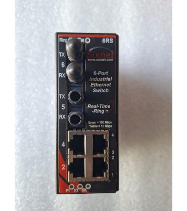 SIXNET SLX-6RS-4ST-D1 INDUSTRIAL ETHERNET SWITCH