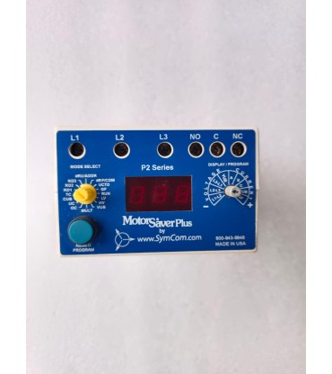 SYMCOM MOTOR SAVER PLUS 777-P2 ELECTRONIC OVERLOAD REALY 200-480V AC SIZE 20-90A